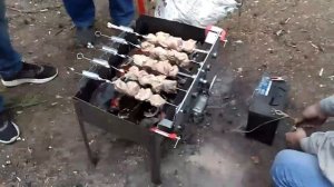 Самодельный механизм для мангала
