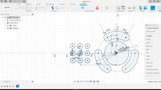 Beginners Tutorial for Fusion360 - Exercise 3 - Sketch Profile смотреть онлайн