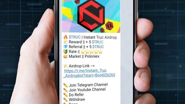 Telegram Channel promo video with phone смотреть онлайн