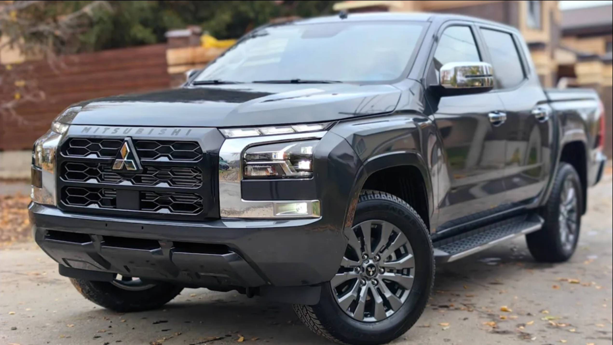 Обзор на новый Mitsubishi L200 2024 Graphite Gray Metallic