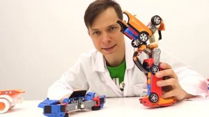Сборник видео про игрушки. Роботы Трансформеры у Доктора Ой и Барби - игры в больницу