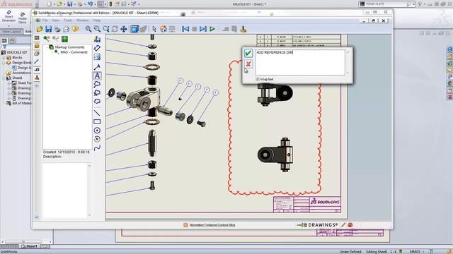 Deljenje dokumentacije kroz eDrawings za SolidWorks viewer смотреть онлайн