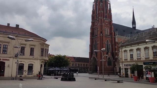 Осиек, Хорватия, собор Святого Петра и Павла. 26.06.2024. Osiek, Croatia.
