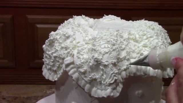 Flower Pot Baby Shower Cake / Cake Decorating