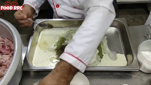 Chicken Malai Boti | Restaurant style Chicken Malai Tikka | BBQ | BaBa Food RRC смотреть онлайн