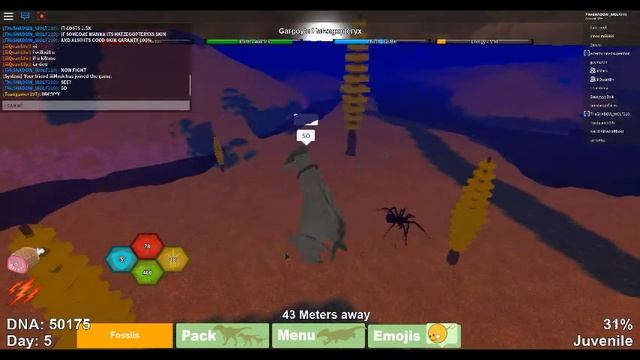 NEW SKIN IN DINOSAUR SIMULATOR BIRD!! смотреть онлайн