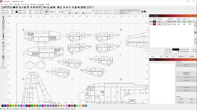 Creating Multiple Layers from a Single Layer DXF File in Lightburn смотреть онлайн