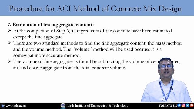 Mix Design by American Concrete Institute Method | ACI Method смотреть онлайн