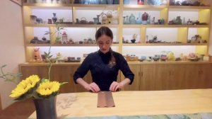 Чайное полотенце для чайной церемонии 8-ми ярусная складка / 茶巾叠法，八层法/ How to fold a tea towel