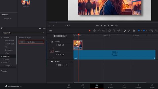 How to Create a PHOTO SLIDESHOW in Davinci Resolve смотреть онлайн