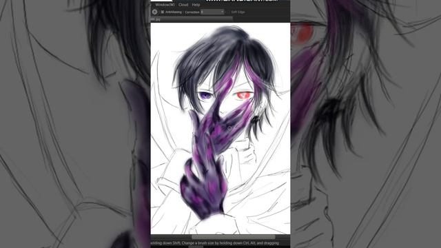 How to drawing & painting Lelouch from Code Geass смотреть онлайн