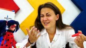 Видео про игрушки: Куклы Леди Баг и Супер Кот гуляют в лесу! Игры в больницу