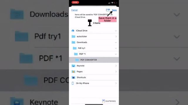 Convert JPG to PDF using IPhone no Download no Nothing FAST & EASY!! смотреть онлайн