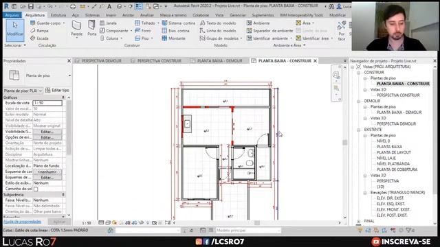 Planta Construir/Demolir no Revit + Template смотреть онлайн