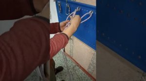 узел двойной, тройной булинь на закрытой опоре (вариант станции)