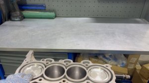 Хендай i40 G4NA задиры по цилиндрам и залегшие кольца.расточка в 0.50 и маслофорсунки.