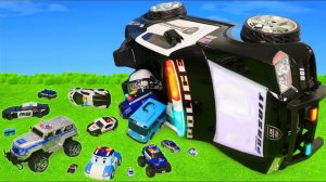 Полицейские машины разных размеров