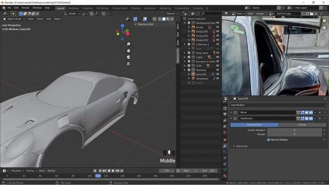 Blender 2.9 Porsche 911 GT3 RS Modeling Tutorial: Part 22 (Windows) смотреть онлайн