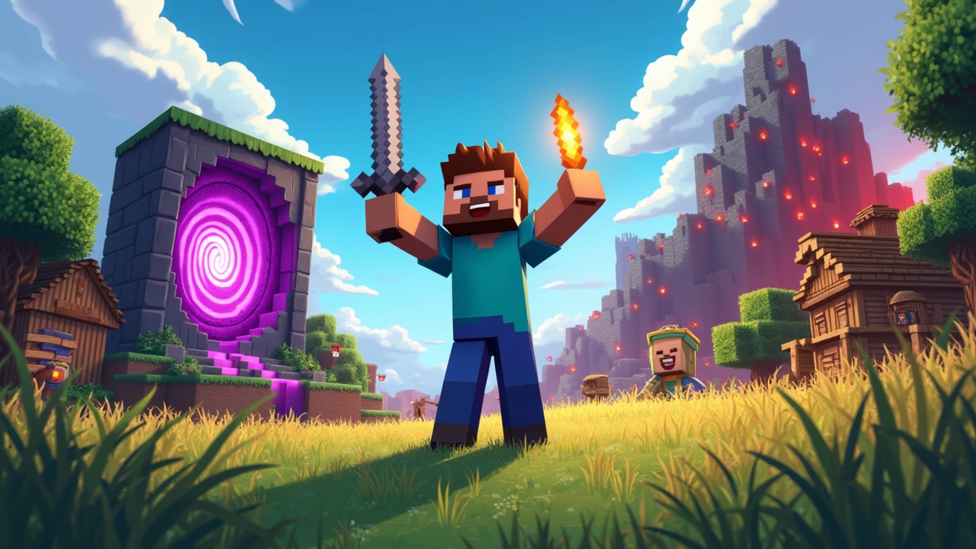 Майнкрафт| Стив и тайна забытого портала Minecraft | Анимация⚒️🏡 смотреть онлайн