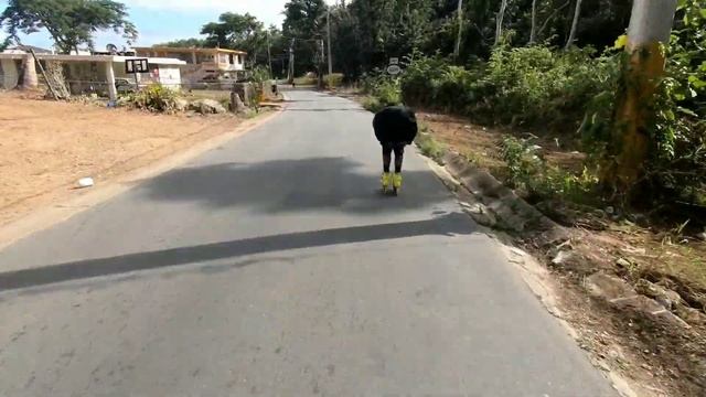 inline skate, downhill, powerslide 125mm, In PR SavageJuniPR #viral #sport #fyp смотреть онлайн
