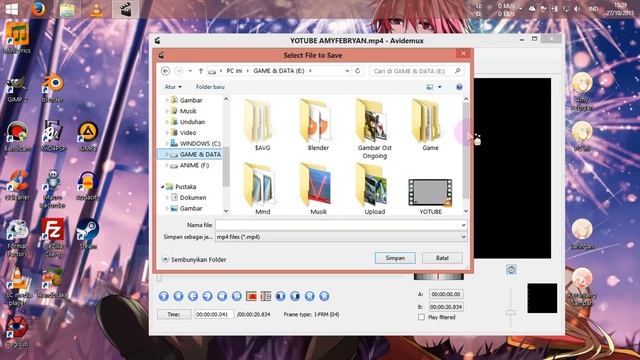 Cara Join Video Dengan Avidemux смотреть онлайн
