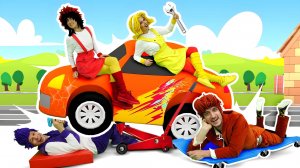 Песенки для детей про машинки  Ремонтируем автомобили в автомастерской и моем на автомойке!