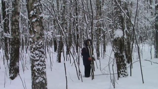 Новое развлечение в зимнем лесу. смотреть онлайн