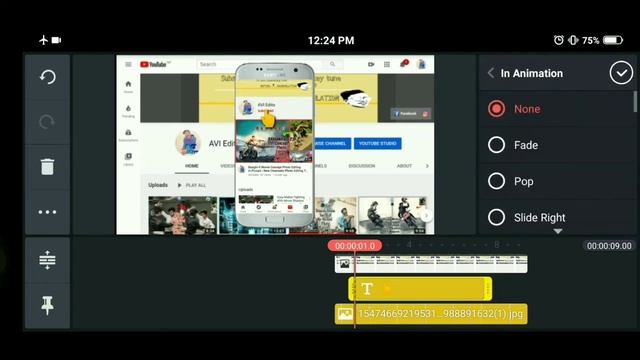 How to make subscribe and bell icon intro in kinemaster | how to make subscribe intro for YT videos смотреть онлайн