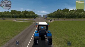 Driving the Mtz-80 Tractor