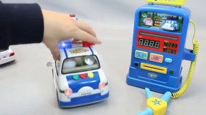 뽀로로 경찰차 로보카 폴리 주유소 장난감 Pororo Police Car Robocar Poli Toys Мультики про машинки