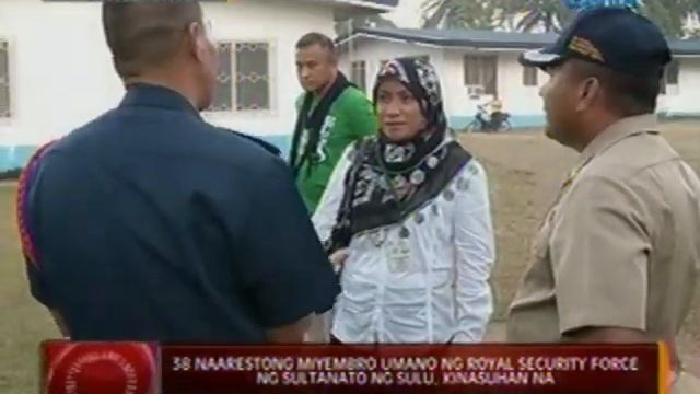 24 Oras: Naarestong 38 miyembro ng Royal Security Force ng Sultanato ng Sulu, kinasuhan na смотреть онлайн