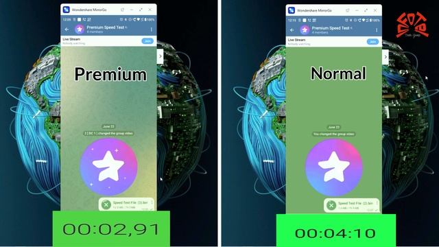 Telegram Premium Speed Test | Telegram Premium vs Telegram смотреть онлайн