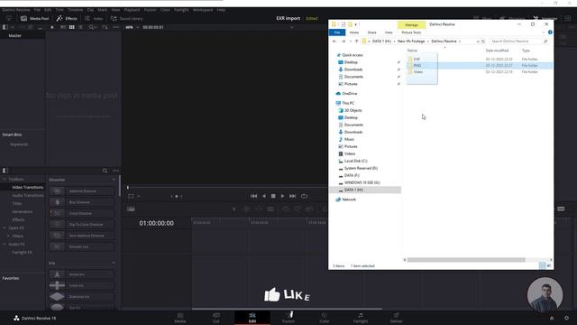 Import EXR Image Sequence in DaVinci Resolve | Import Rendered EXR FIle in DaVinci Resolve смотреть онлайн