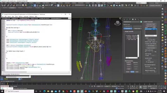How to scripting ( maxscript ) for converting daz3d bones to Biped - part01 смотреть онлайн