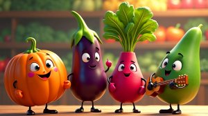 Овощной хит! Песня про полезные овощи для детей и взрослых
