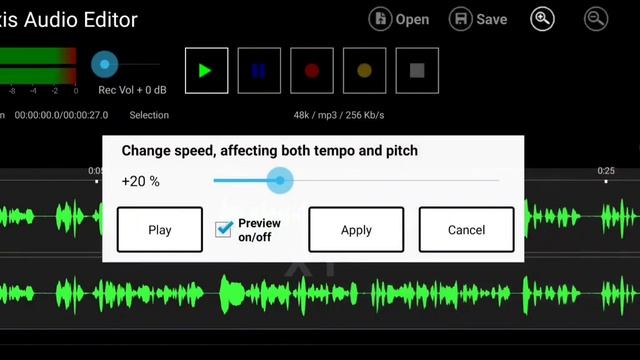 How to Speed up Audio wave mp3 in Android phone смотреть онлайн
