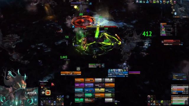 PTR Mythic The Tarragrue | Resto Druid PoV | Sanctum of Domination смотреть онлайн