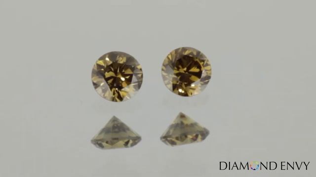 0.27 Total Carat Weight Pair of Fancy Dark Grayish Yellowish Green VS2/SI1 Rounds смотреть онлайн