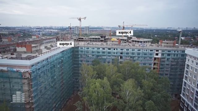ЖК «Николин Парк» - съёмка с воздуха смотреть онлайн