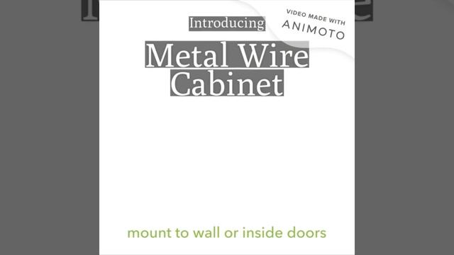 Metal Wire Cabinet смотреть онлайн