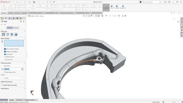 How To Design & assemble Splendor Bike Brake shoe in Solid works #solidworks #splendor #youtube смотреть онлайн