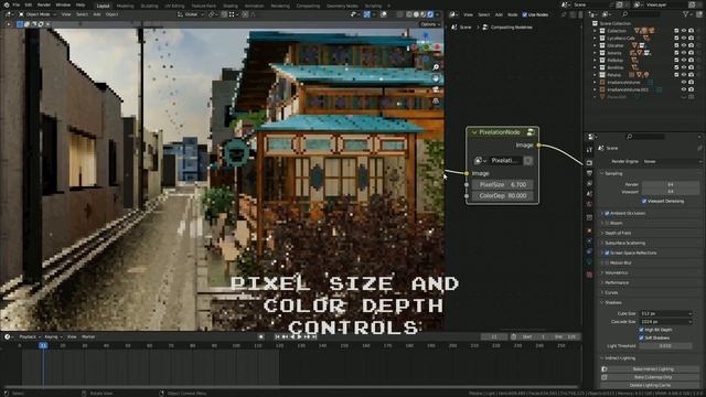 Viewport Pixelation FX --- Free Blender File смотреть онлайн