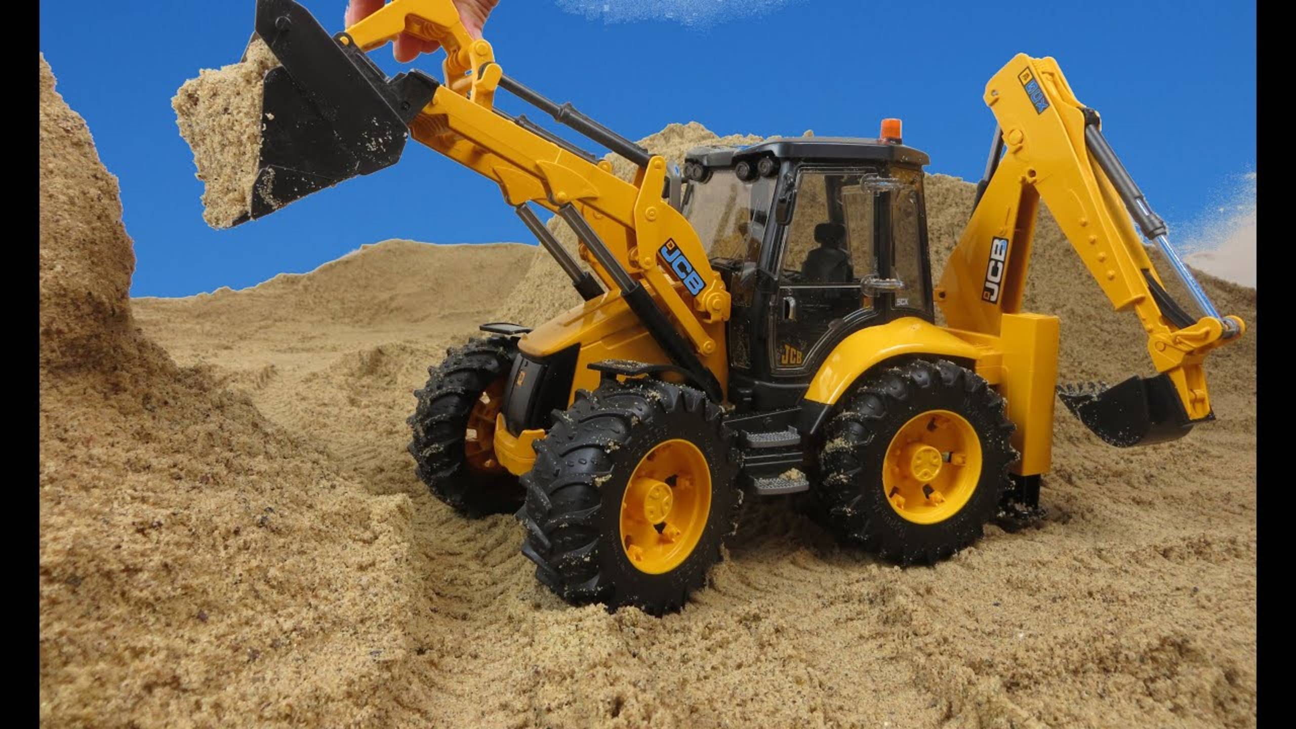 Экскаватор-погрузчик JCB для детей смотреть онлайн