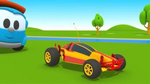 Мультики для детей  Грузовичок Лева про машинки и гонки. Робокары, Тайо и Кей едут наперегонки!