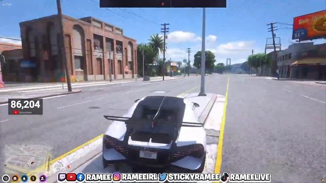 Ramee Drive His Bugatti For The Last Time | NoPixel RP | GTA | CG смотреть онлайн