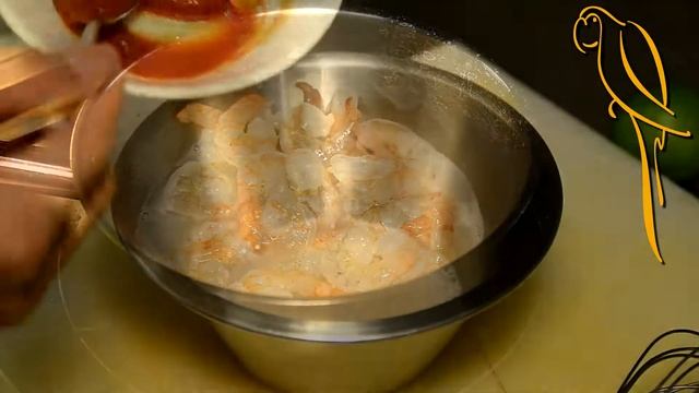 Ceviche Von Garnelen - Die Herstellung