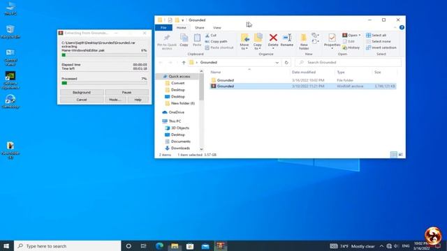 How to Extract RAR File in Windows 10 ?(WinRAR) Sinhala смотреть онлайн