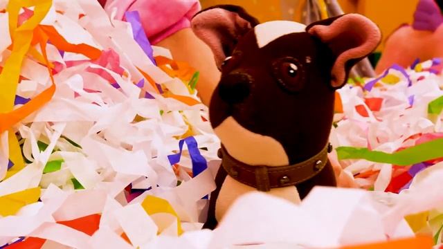 Игрушка собачка Шоколадка устроила бумажную вечеринку! Игры и мультики для детей Как Мама смотреть онлайн