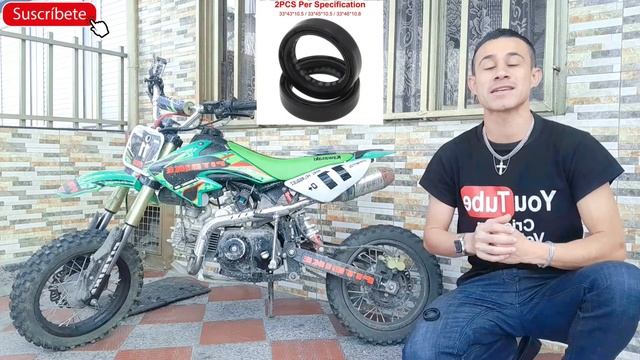 PIT BIKE 110cc retenes de barras de suspensión 33x43x10.5mm смотреть онлайн