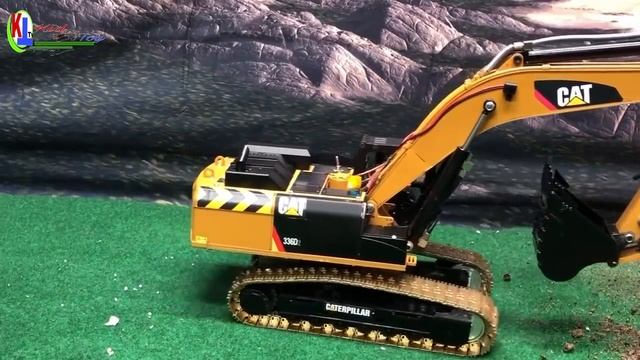 KID TOY TV|| RC EXCAVATOR UNBOXING HYDRAULIC CAT 336D ||TOY REVIEW AND FIRST TIME DIRTY смотреть онлайн
